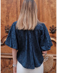Blouse OLGA - Marine 🇮🇹