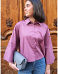 Chemise JULIETTE - Violet 🇮🇹