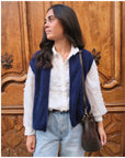 Gilet CLÉMENCE - Marine 🇮🇹