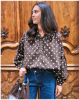 Blouse ALICE - Marron