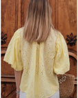 Blouse OLGA - Jaune 🇮🇹