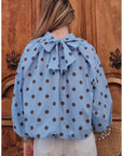 Blouse NAÏA - Bleu 🇮🇹