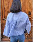 Chemise JULIETTE - Bleu 🇮🇹