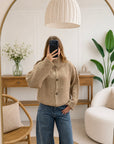 Gilet MAUREEN - Taupe