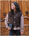Gilet SUZANE - Marron