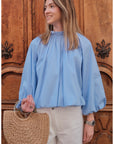 Blouse MAÏA - Bleu 🇮🇹