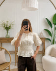 Blouse DALIA - Crème 🇮🇹