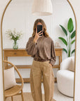 Pantalon LUCIE - Camel 🇮🇹