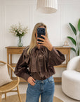 Chemise LOUCIANA - Marron