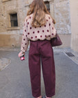 Pantalon LUCIE - Prune 🇮🇹