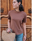 T-shirt LEÏA - Marron