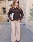Gilet LAURINE - Marron