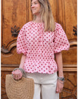 Blouse JULIETTA - Rose 🇮🇹