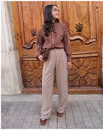 Pantalon LINE - Taupe