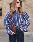 Blouse SELMA - Bleu