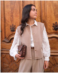 Gilet CHLOÉ - Taupe