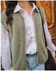 Gilet CLÉMENCE - Kaki 🇮🇹