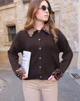 Gilet LAURINE - Marron