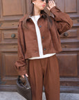 Veste CASSANDRA - Marron