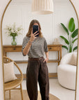 Pantalon LUCIE - Marron 🇮🇹