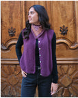 Gilet ALEXIA - Violet 🇮🇹