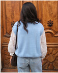 Gilet CLÉMENCE - Bleu clair 🇮🇹