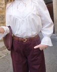 Blouse ARIANE - Blanc