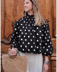 Blouse NAÏA - Noir 🇮🇹