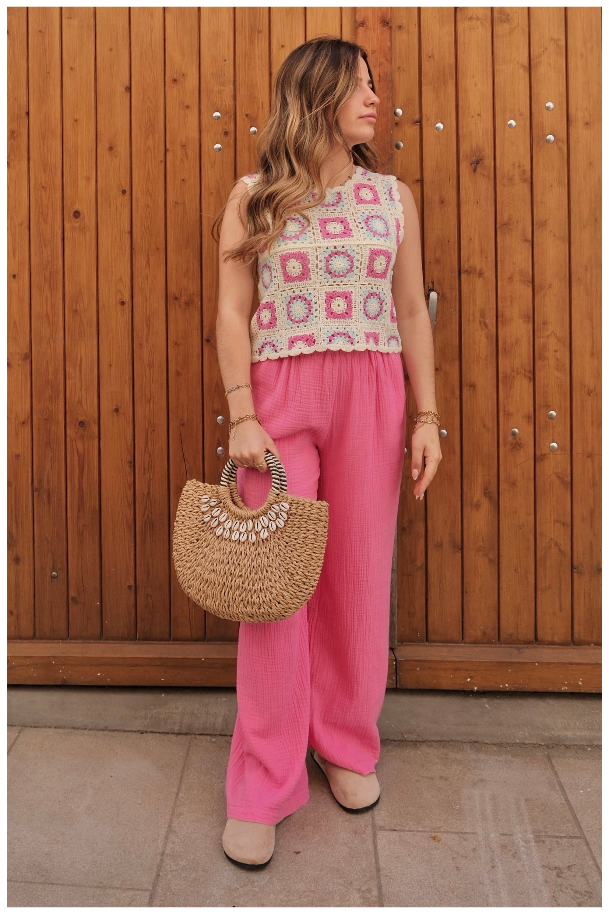 Pantalon LUNA - Fushia 🇮🇹