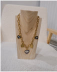 Collier charms - Bleu marine