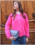 Gilet AGATHE - Fuchsia 🇮🇹