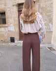 Pantalon LINA - Chocolat