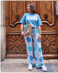 Pantalon CAPUCINE - bleu 🇮🇹