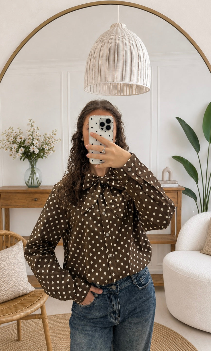 Chemise LOUNA - Marron