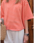 T-shirt JADE - Orange 🇮🇹