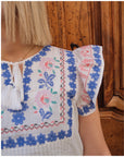 Top LOUISON - Blanc