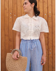 Chemise ANAËLLE - Blanc 🇮🇹