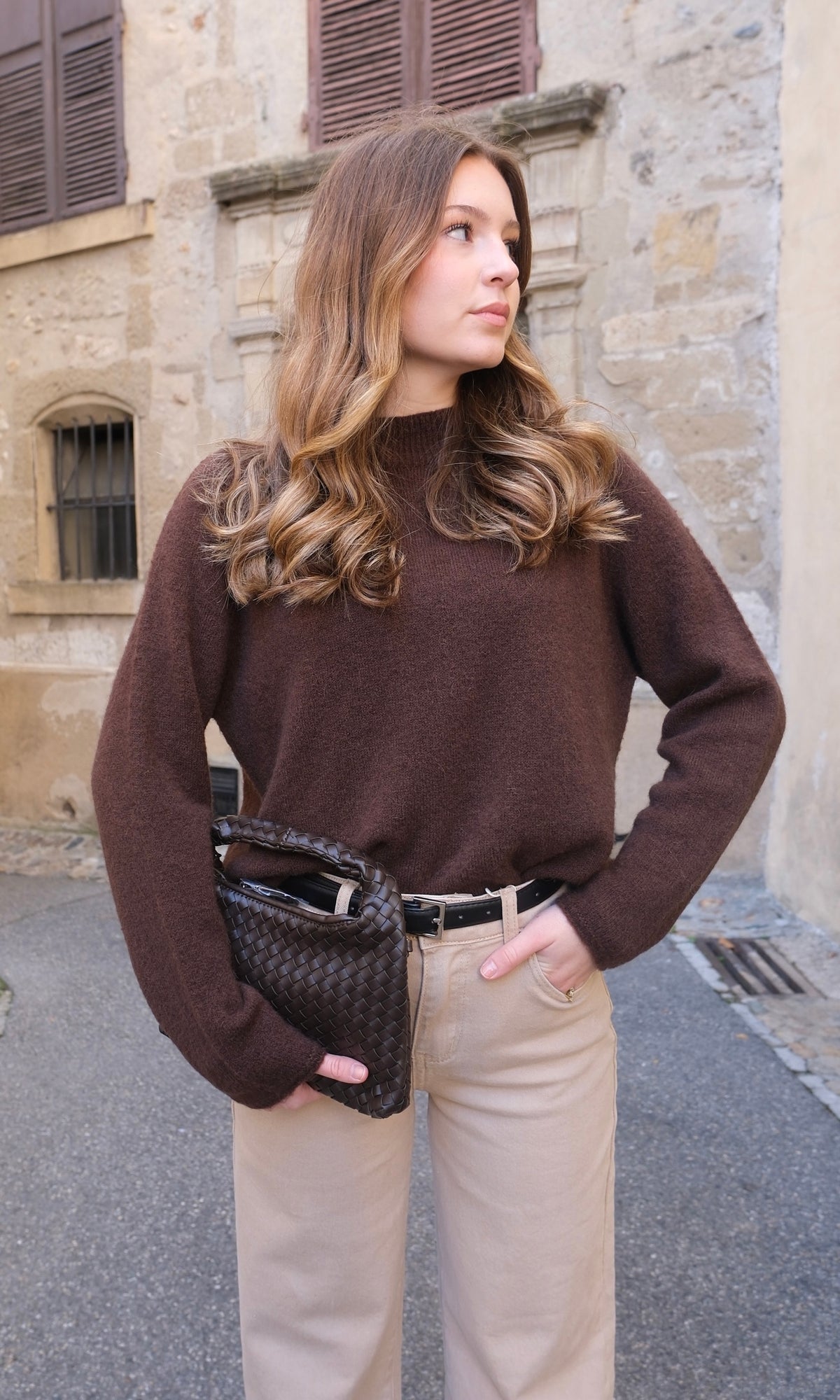 Pull LOU - Marron 🇮🇹