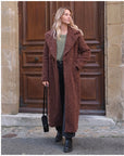 Manteau SYLVIA - Marron 🇮🇹