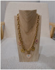 Collier charms- Rose