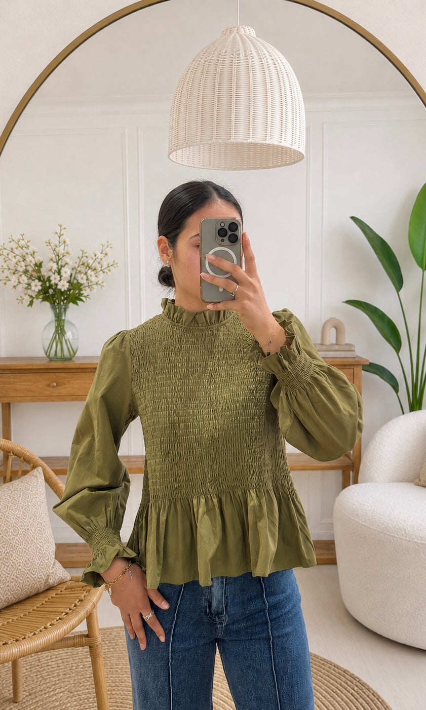 Blouse CORINE - Kaki