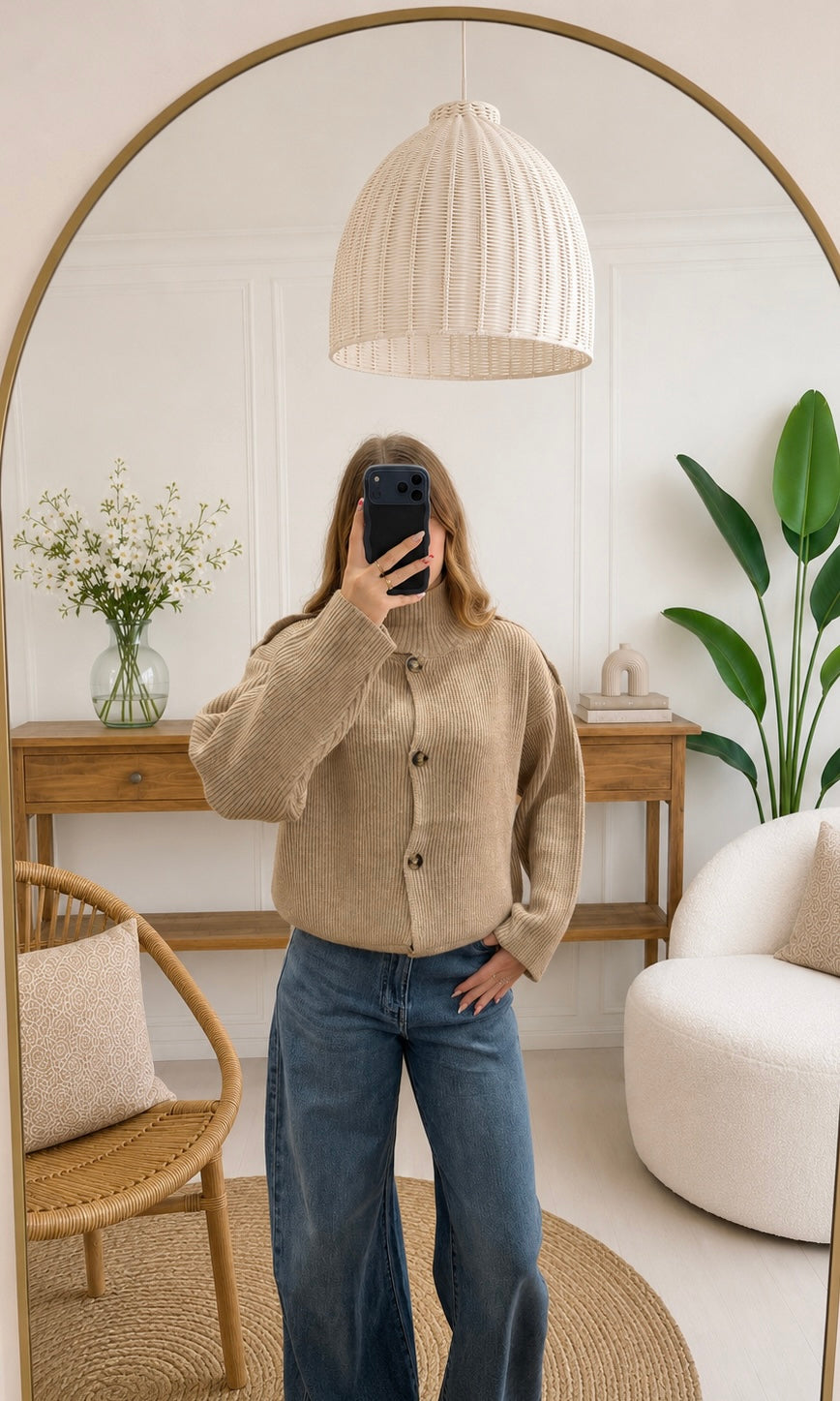 Gilet MAUREEN - Taupe