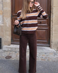 Jeans LIVIA - Marron