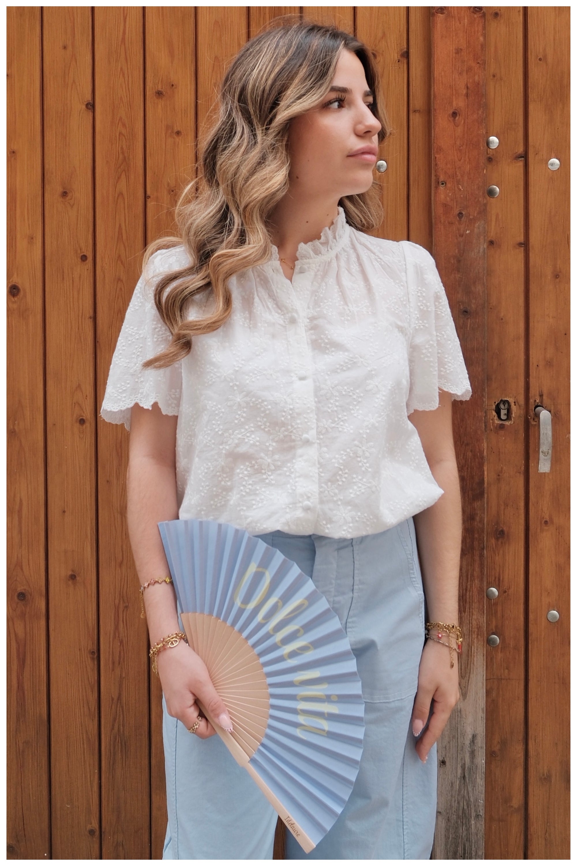 Chemisier CELINE - Blanc