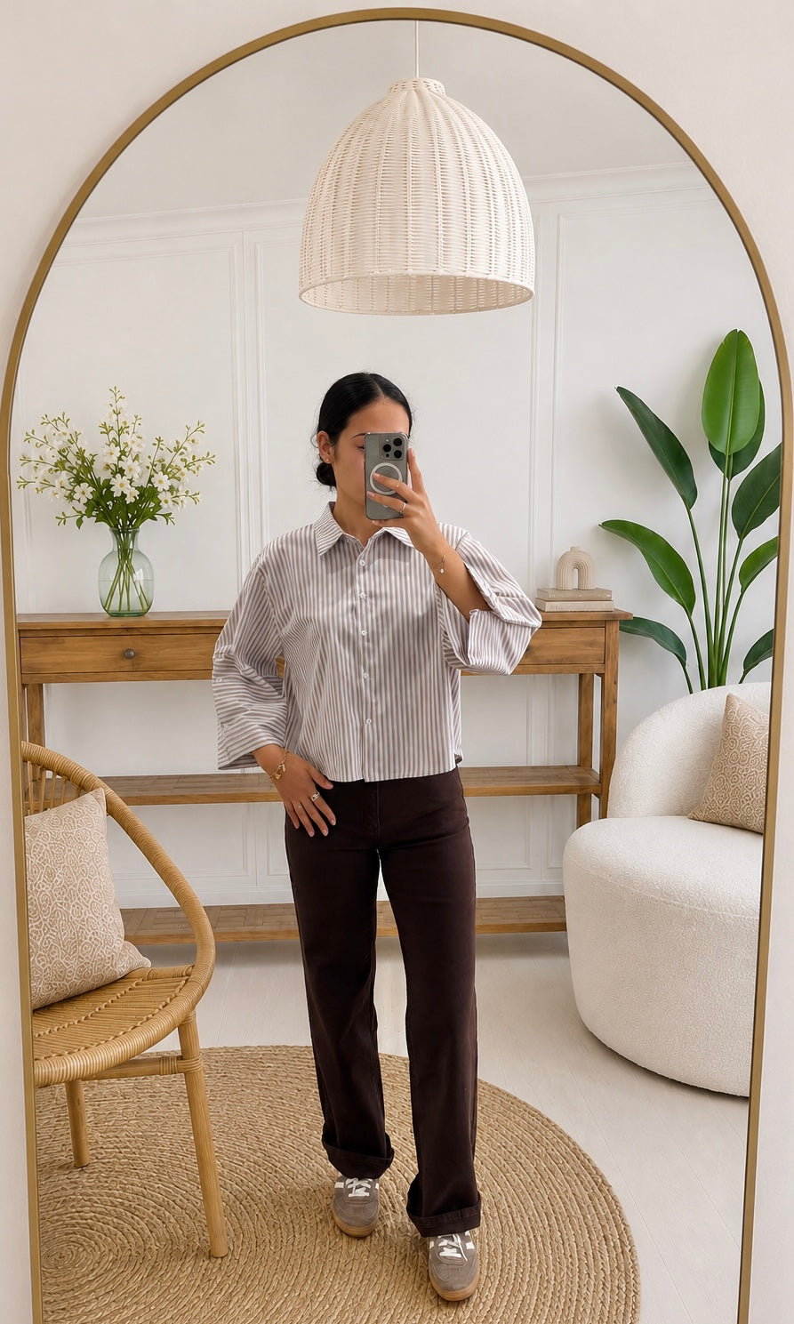 Chemise JULIETTE - Marron 🇮🇹