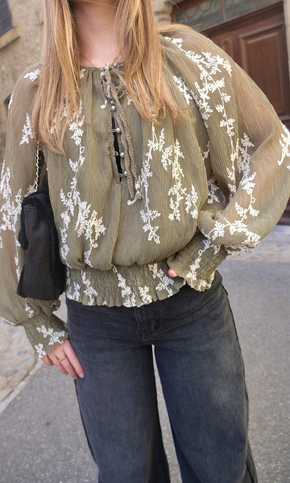 Blouse OCÉANE - Kaki