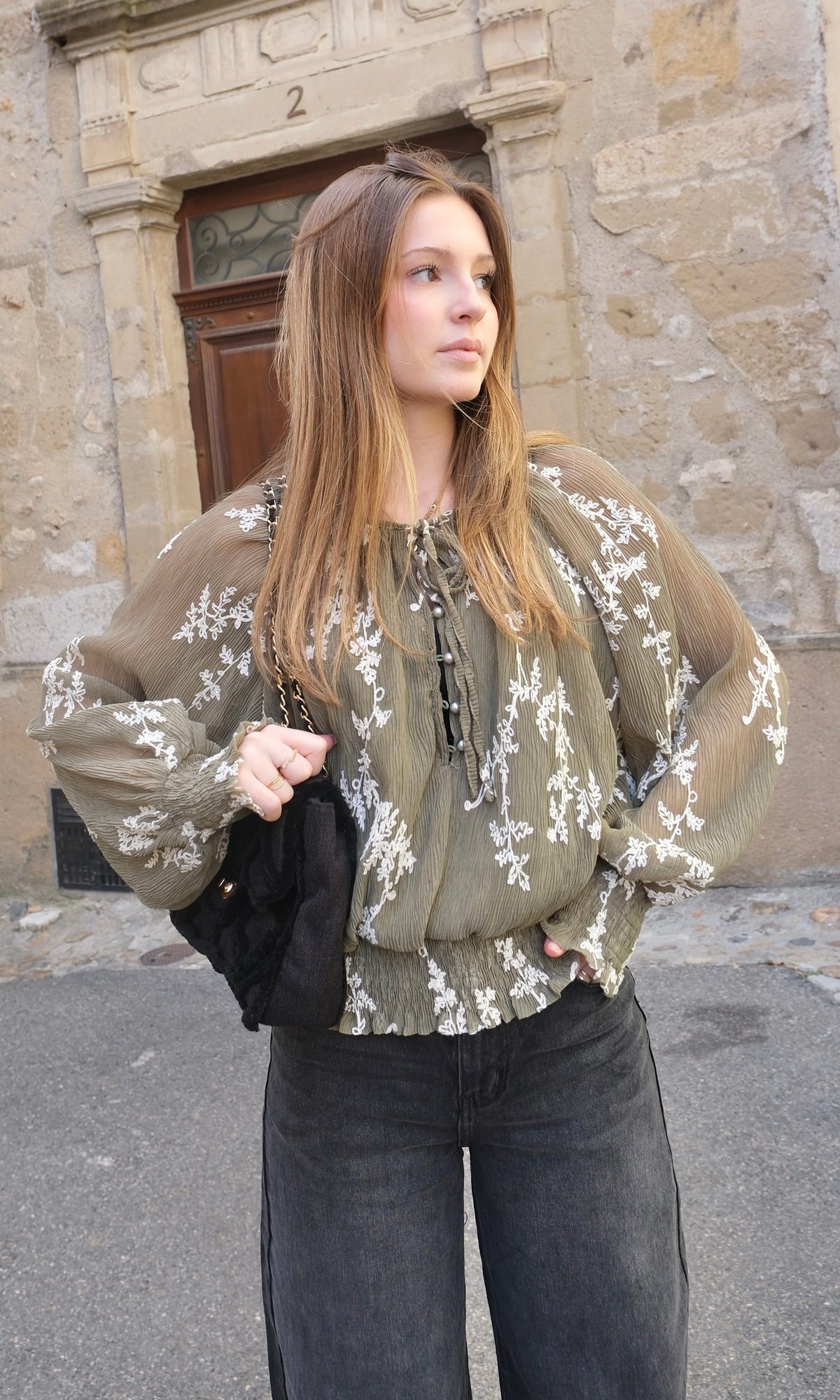 Blouse OCÉANE - Kaki