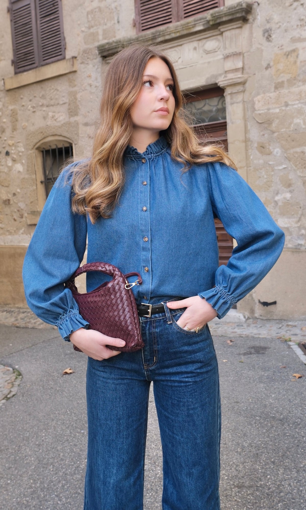 Chemise NICOLE - Bleu