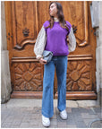Pull CAROLE - Violet 🇮🇹