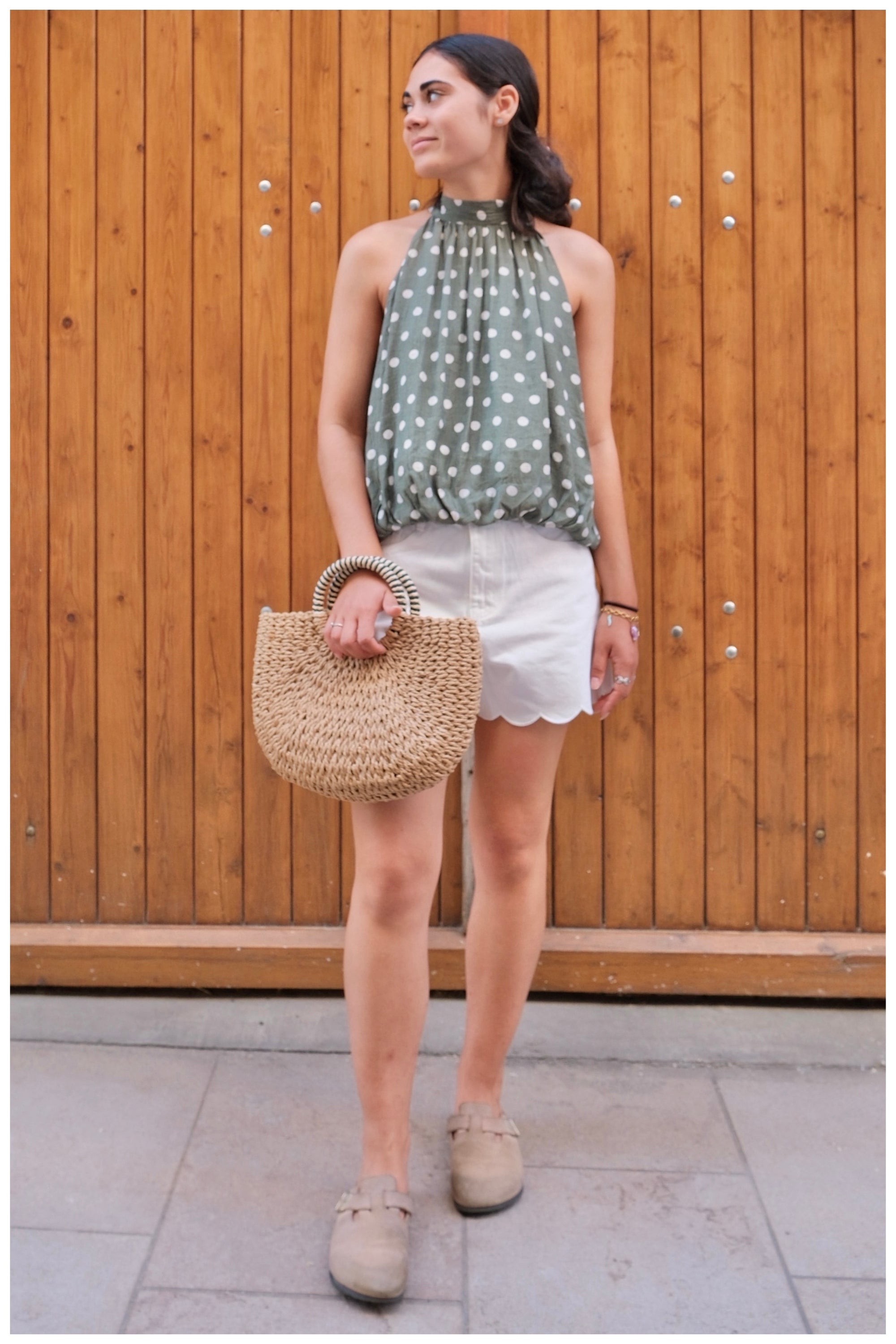 Short FLEUR - Blanc